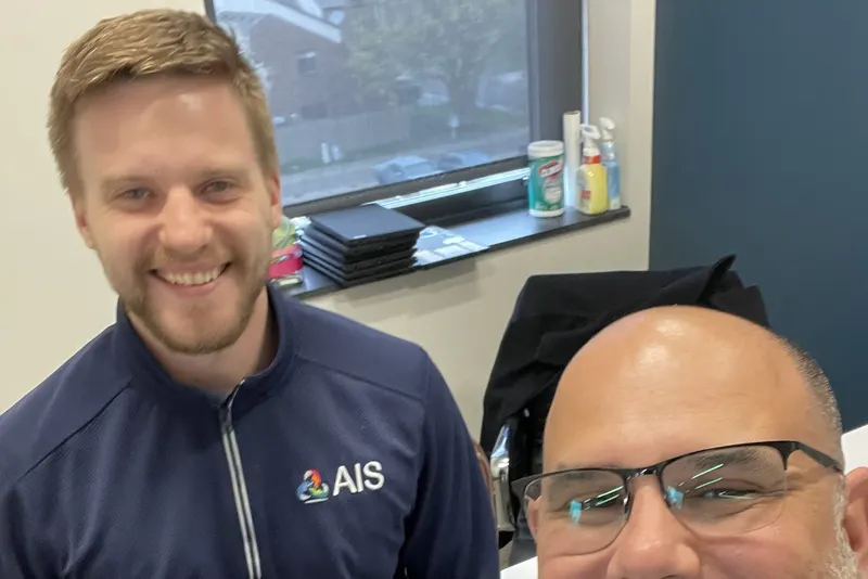Javier on site in Indianapolis with AIS