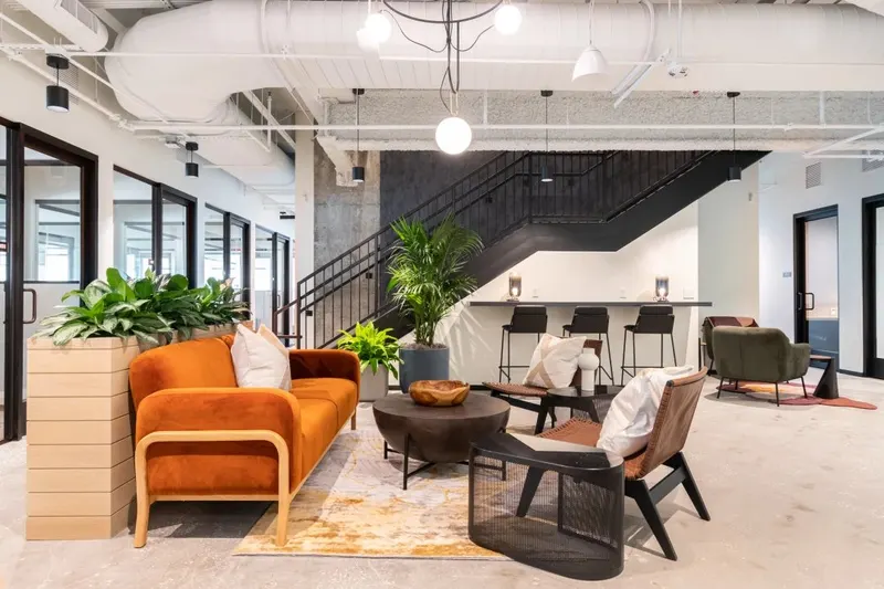The St. Petersburg office lounge.